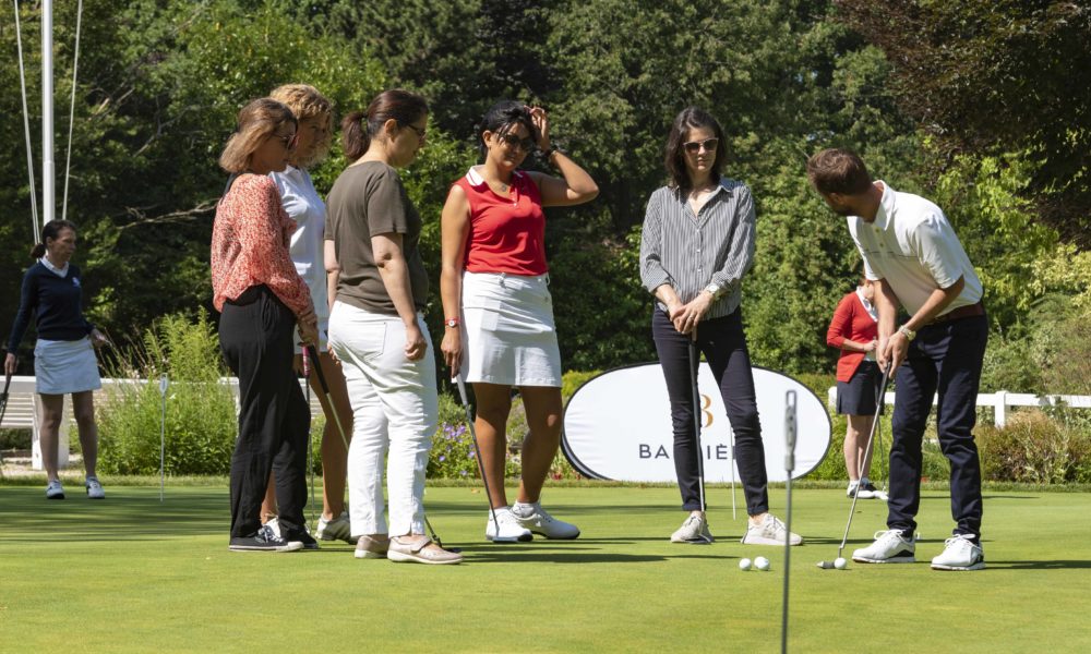 Trophée de la Parisienne, femmes, golf, Golf de Saint-Cloud, golfeuse, putting, putter, parcours, jeu, coup, trou